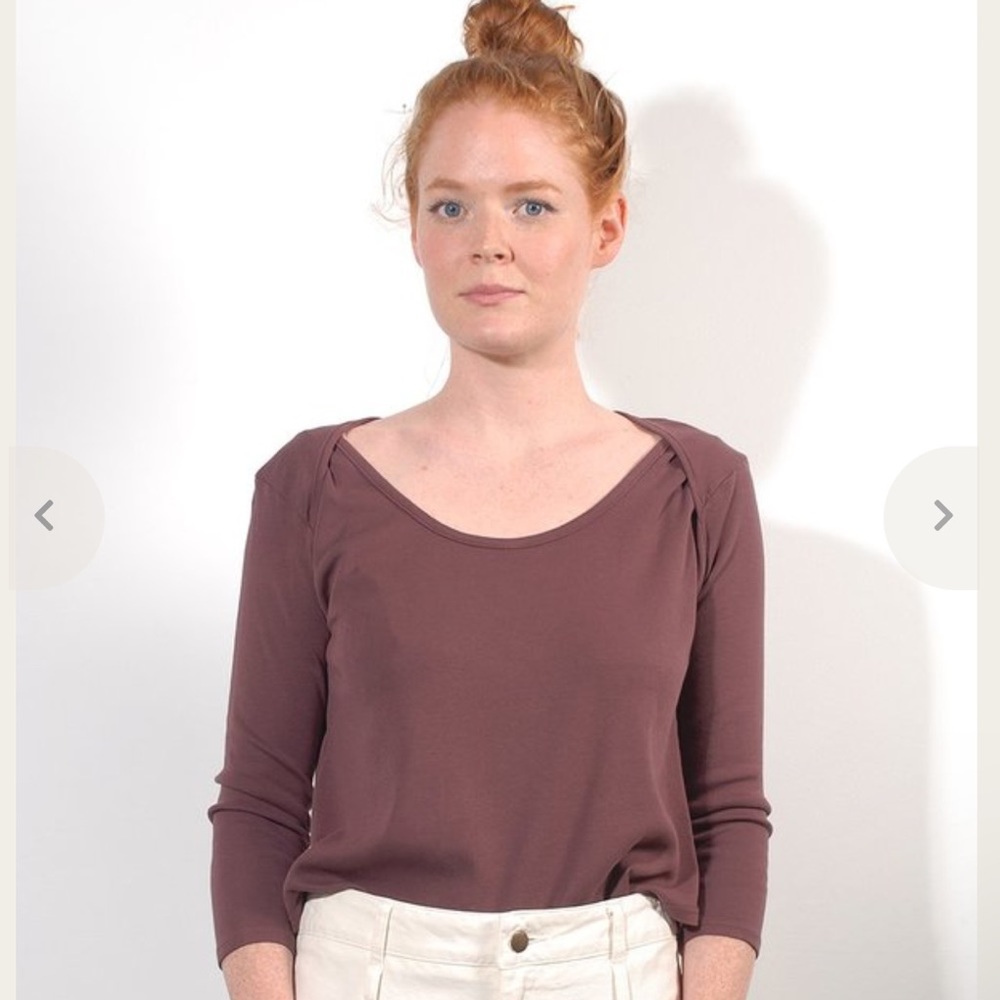 Built by Wendy Lap Tee Fig Shirt Small/Medium